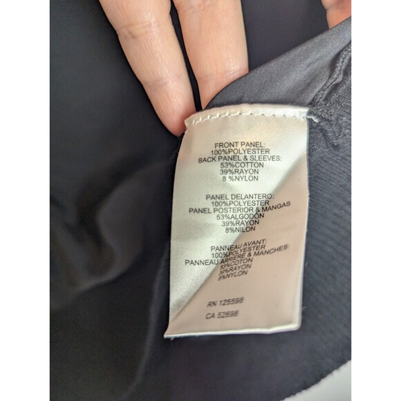 Ellen Tracy Women's Top Black Long Sleeve Lightweight Sweater Size L‎ Elegant - Picture 4 of 7